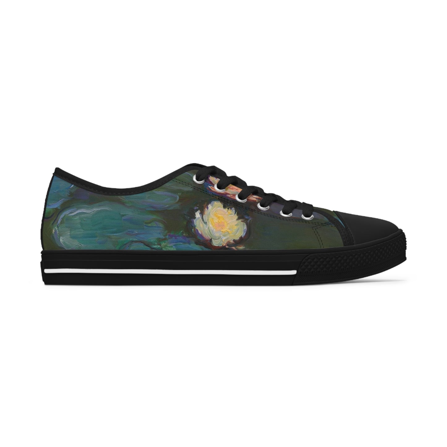 CLAUDE MONET - NYMPHEAS - LOW TOP ART SNEAKERS FOR HER