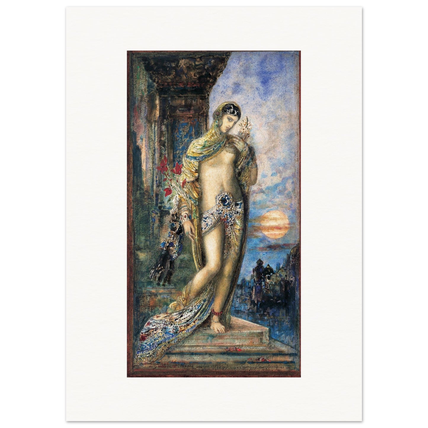 GUSTAVE MOREAU - SONG OF SONGS - MUSEUM QUALITY MATTE POSTER 