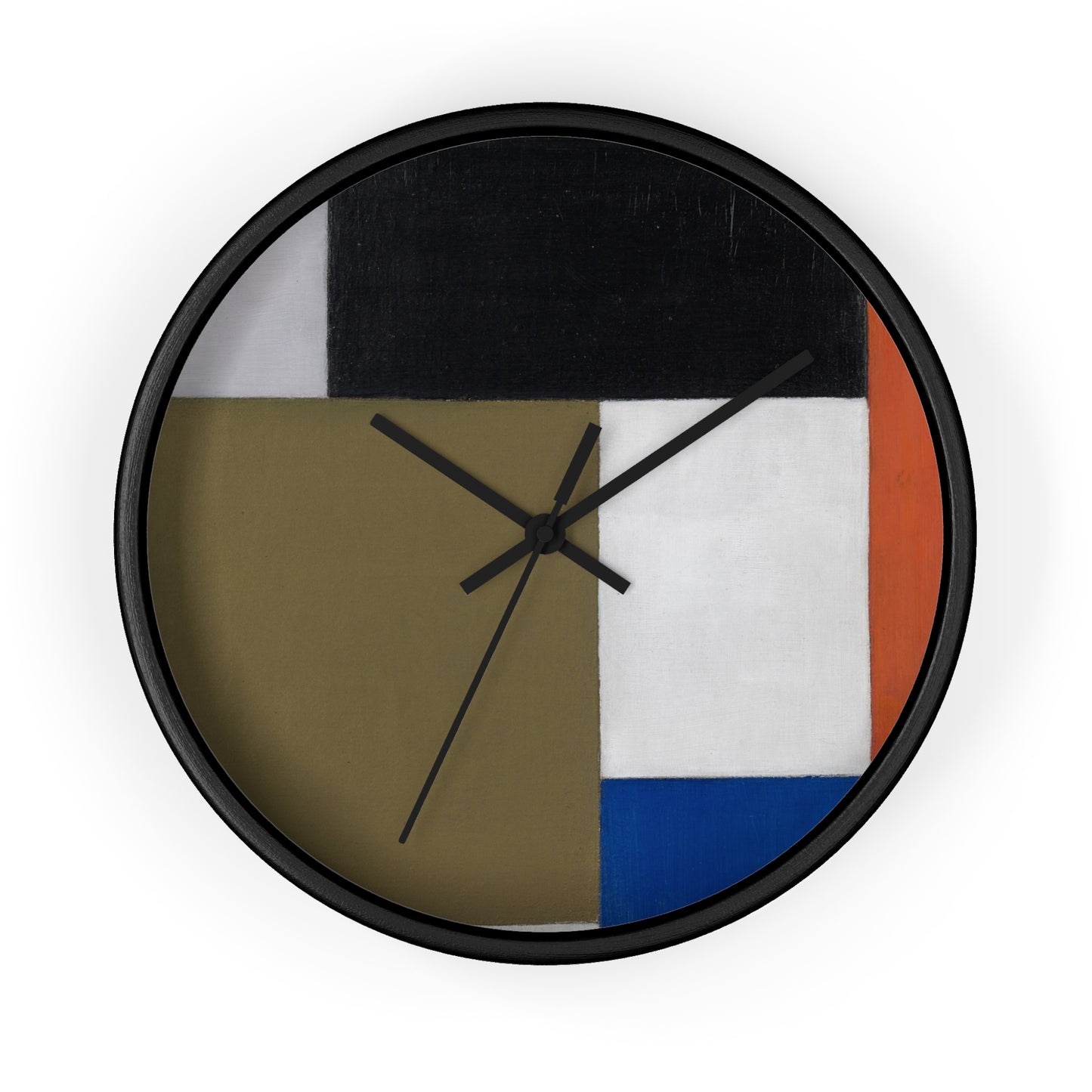 THEO VAN DOESBURG - COMPOSITION - WOODEN ART WALL CLOCK