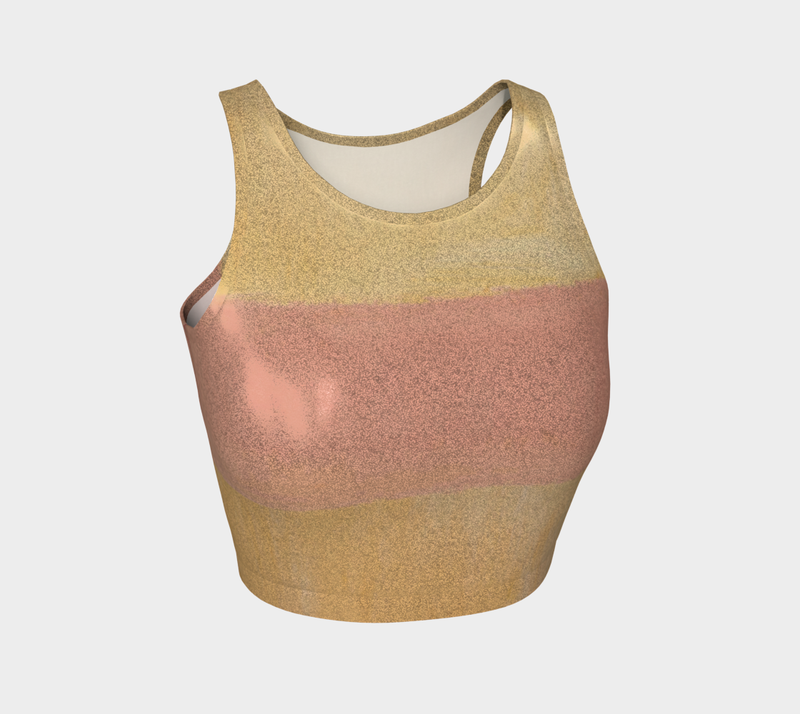 MARK ROTHKO - ABSTRACT ART - ATHLETIC CROP TOP FOR EVERY DAY