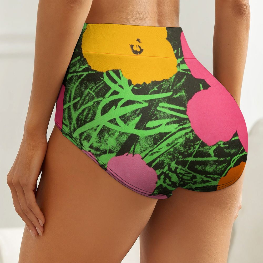 
ANDY WARHOL - FLOWERS - HIGH WAIST PANTIES FOR HER

