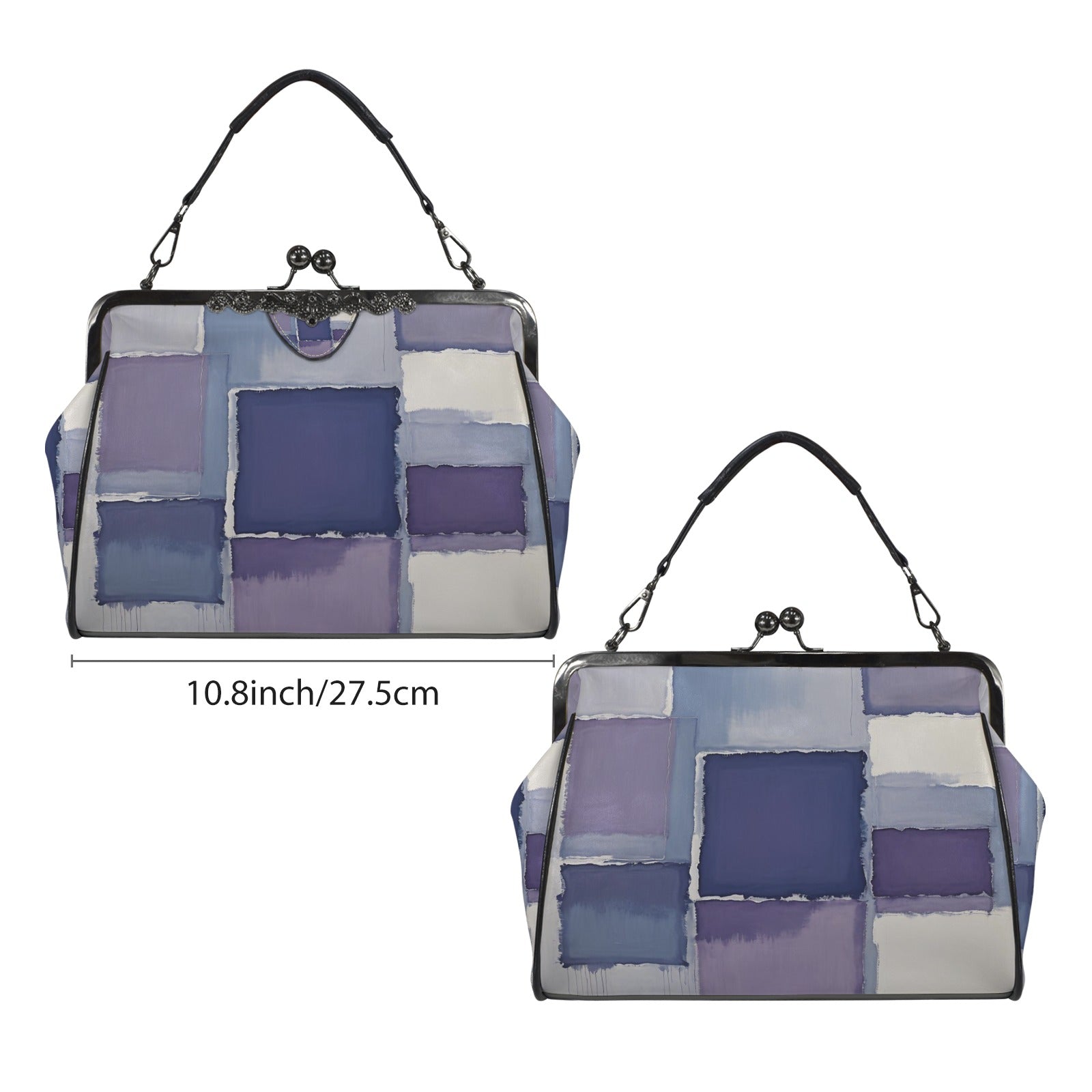MARK ROTHKO - ABSTRACT - KISSLOCK CROSSBODY SHOULDER BAG 