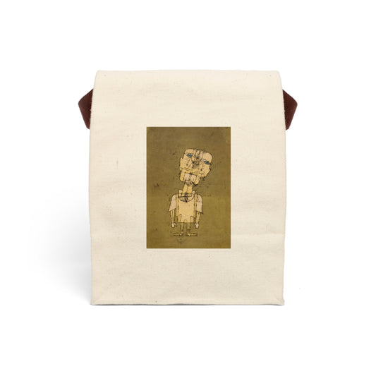 PAUL KLEE - GHOST OF A GENIUS - COTTON CANVAS LUNCH BAG WITH STRAP