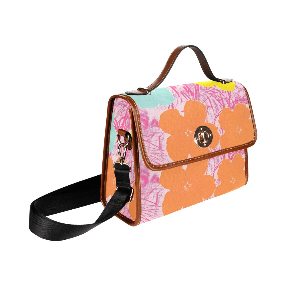
ANDY WARHOL - FLOWERS - WATERPROOF CANVAS BAG FOR HER
