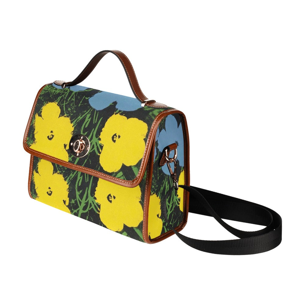 
ANDY WARHOL - FLOWERS - WATERPROOF CANVAS BAG FOR HER

