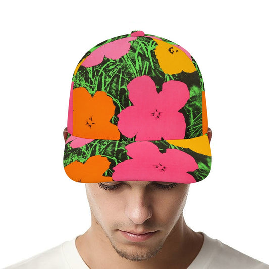 ANDY WARHOL - FLOWERS - BASEBALL UNISEX BASEBALL CAP 