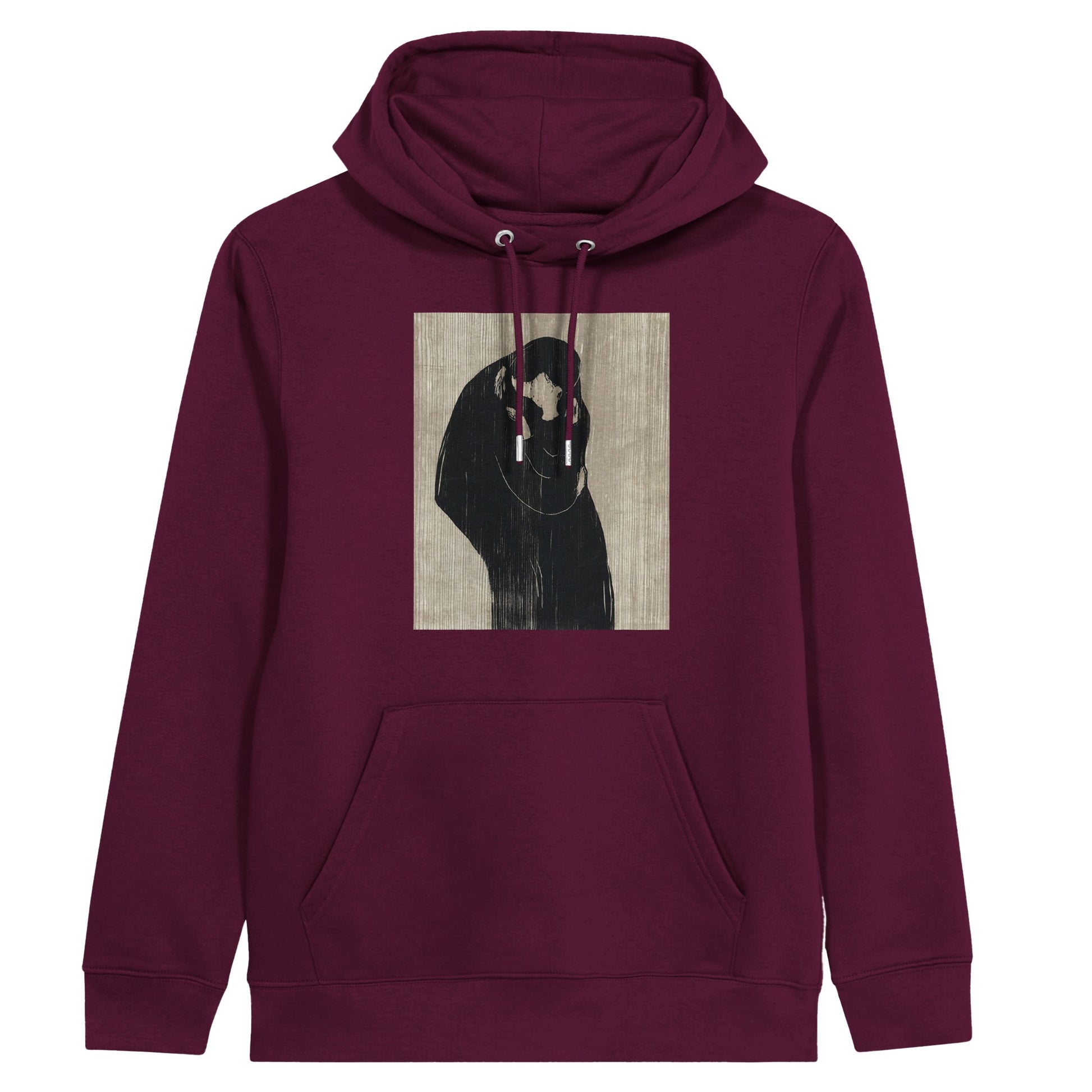 EDVARD MUNCH - THE KISS IV - ORGANIC UNISEX PULLOVER HOODIE