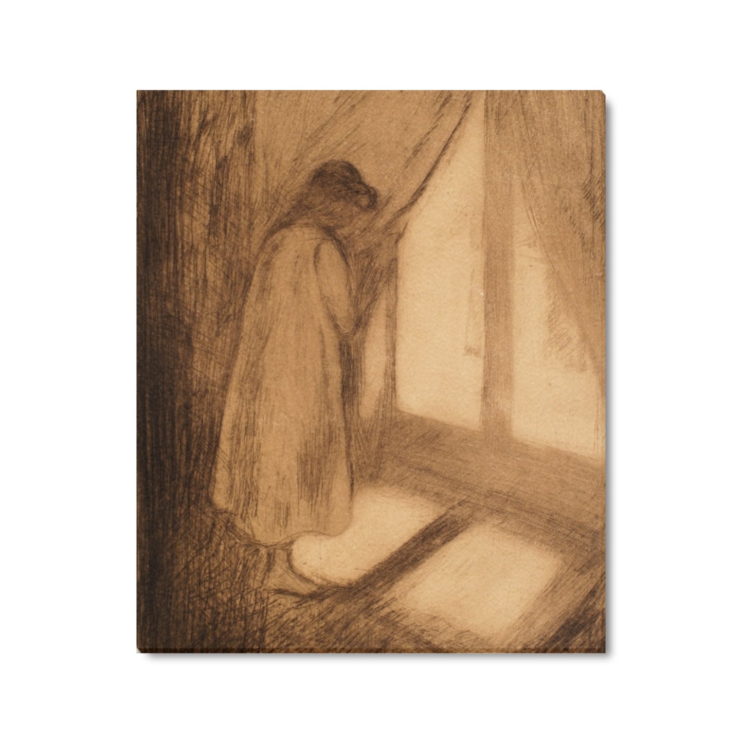 EDVARD MUNCH - THE GIRL AT THE WINDOW - CANVAS PRINT 20"x 24"
