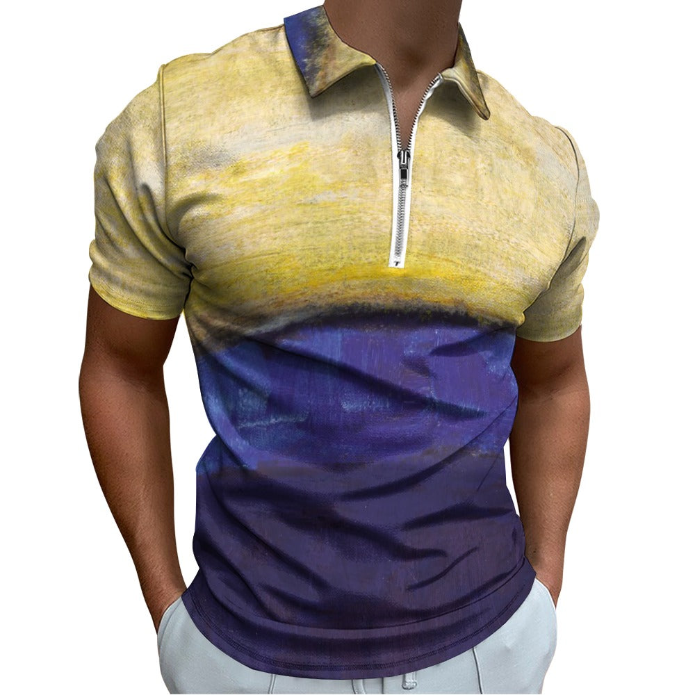 MARK ROTHKO - ABSTRACT ART - SHORT SLEEVE POLO SHIRT