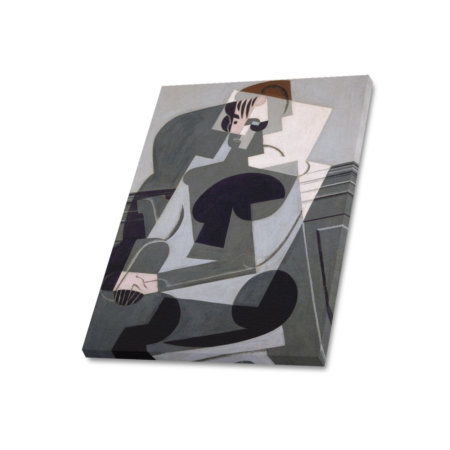 JUAN GRIS - PORTRAIT OF JOSETTE GRIS (1916) - WRAPPED CANVAS PRINT 20" x 24"