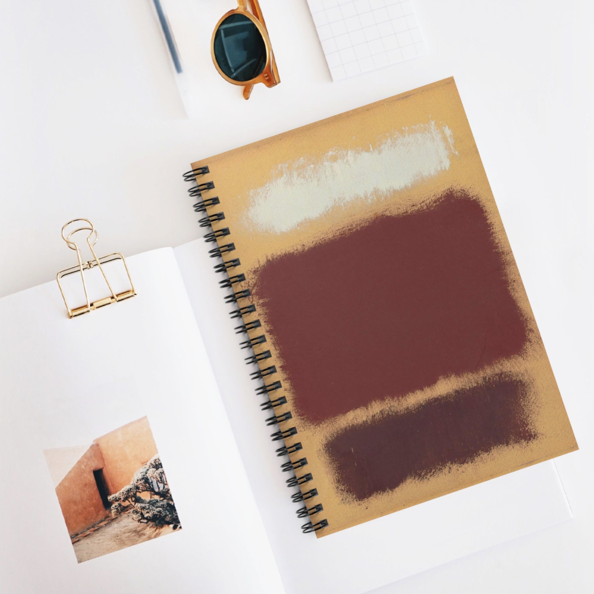 MARK ROTHKO - ABSTRACT - SPIRAL ART NOTEBOOK