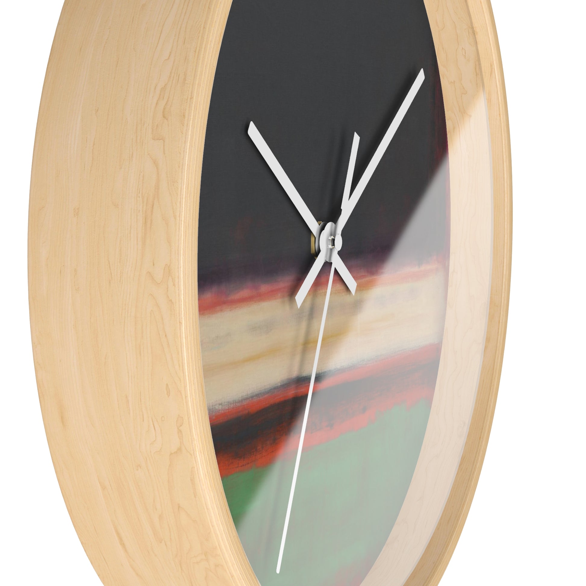 MARK ROTHKO - ABSTRACT - WOODEN WALL ART CLOCK 