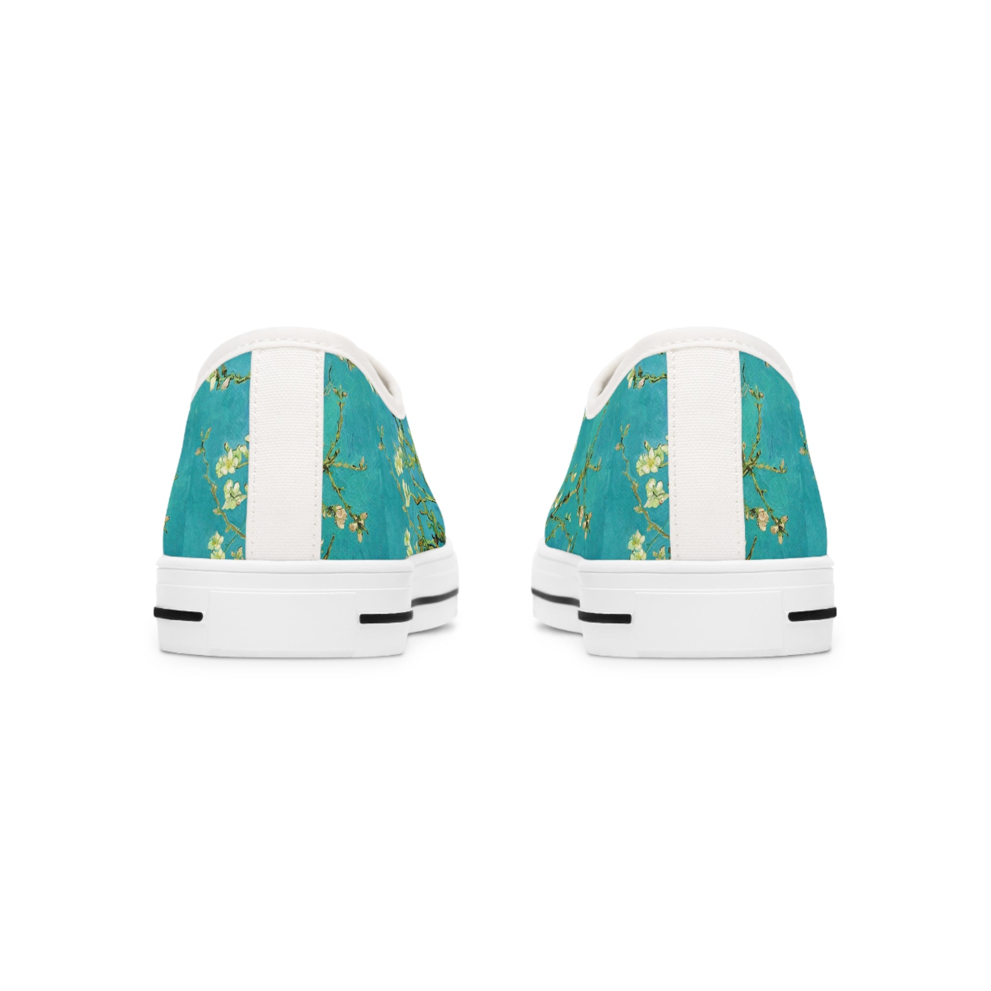 VINCENT VAN GOGH - ALMOND BLOSSOMS - LOW TOP ART SNEAKERS FOR HER