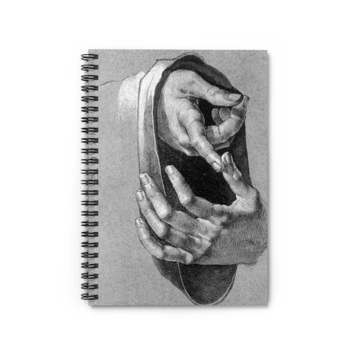 ALBRECHT DURER - HANDS OF 12 YEAR-OLD CHRIST - SPIRAL ART NOTEBOOK 