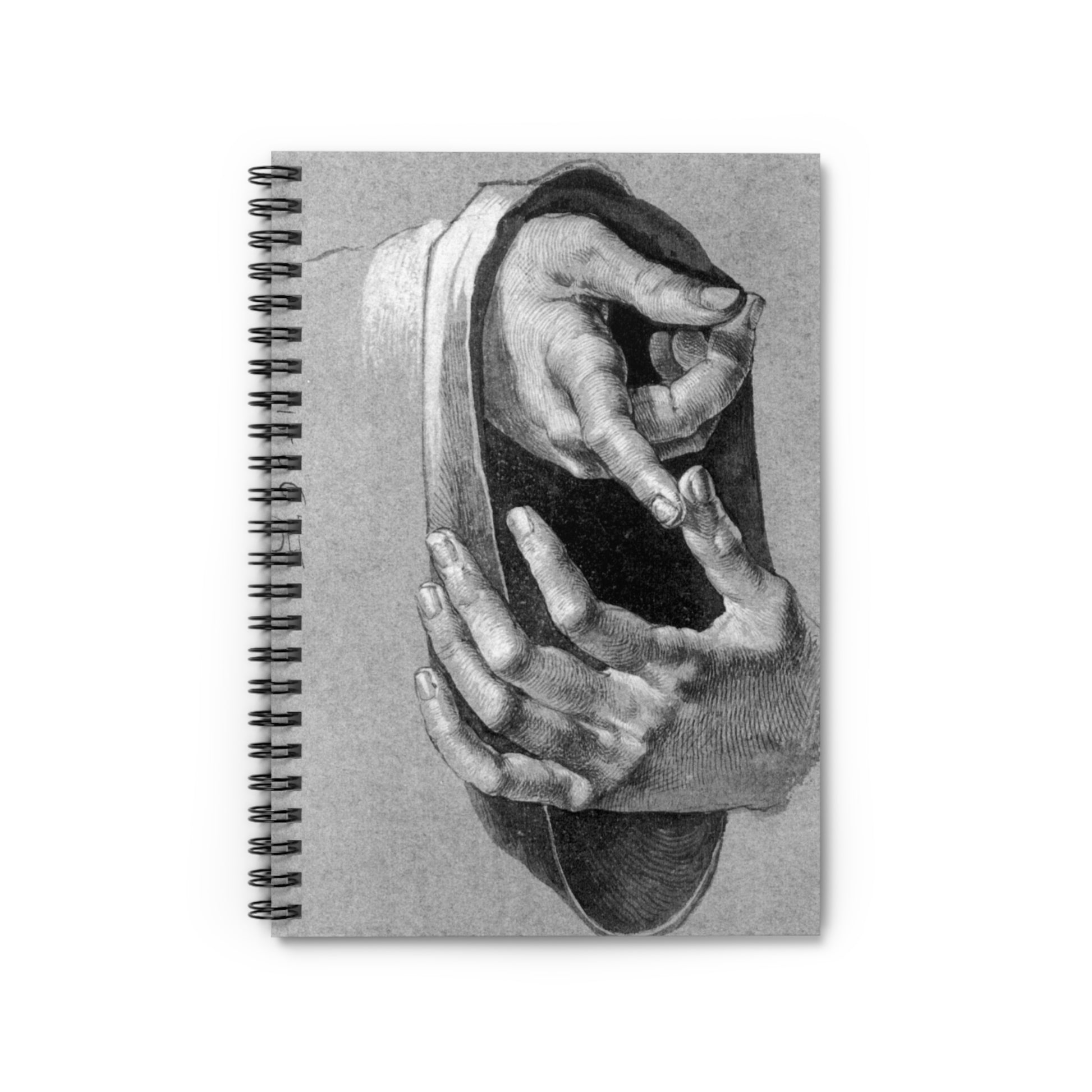 ALBRECHT DURER - HANDS OF 12 YEAR-OLD CHRIST - SPIRAL ART NOTEBOOK 