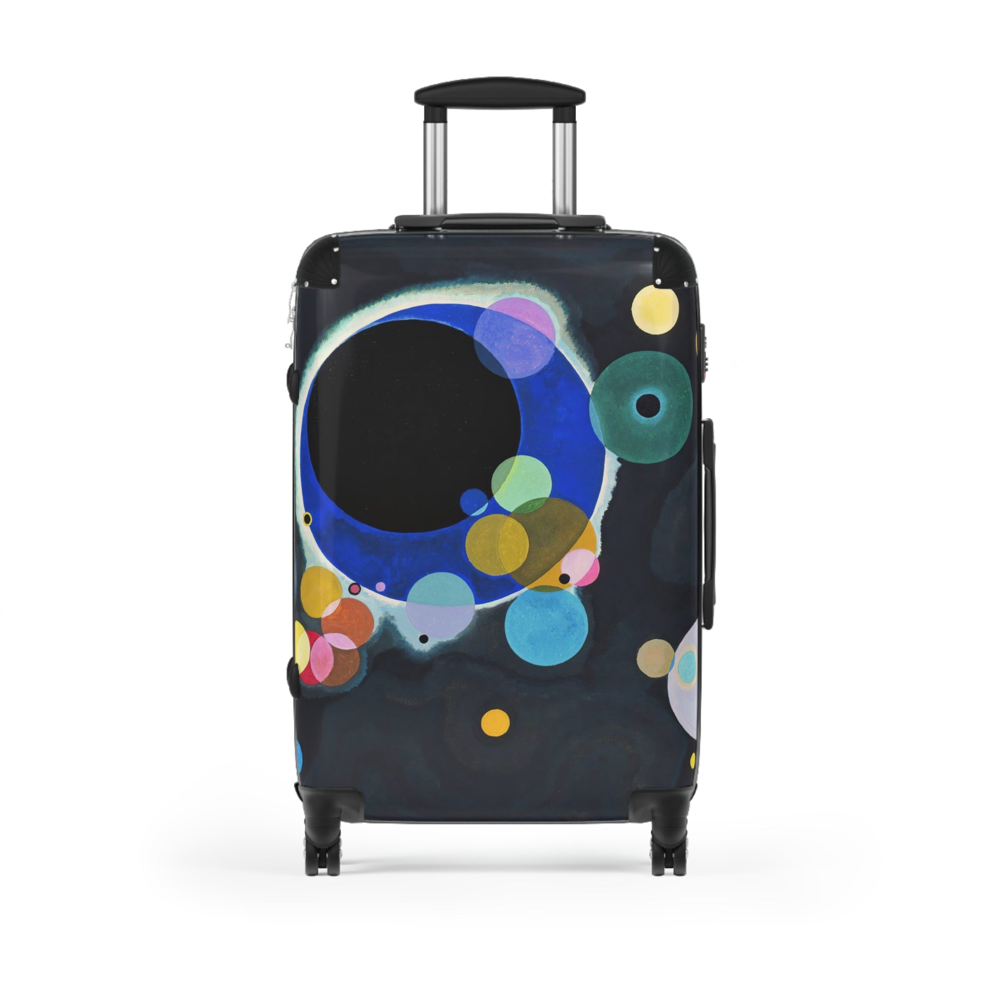 WASSILY KANDINSKY - SEVERAL CIRCLES - CARRY ON TRAVEL SUITCASE