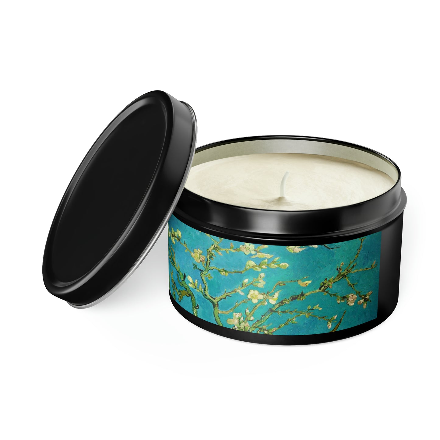 VINCENT VAN GOGH - ALMOND BLOSSOMS - TIN CANDLE - LOVED!
