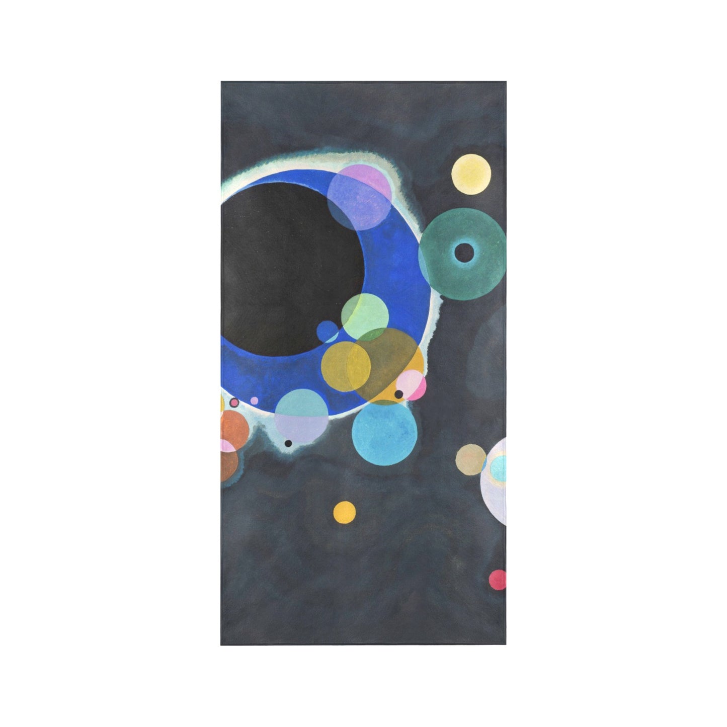 WASSILY KANDINSKY - SEVERAL CIRCLES (1926) - BEACH TOWEL