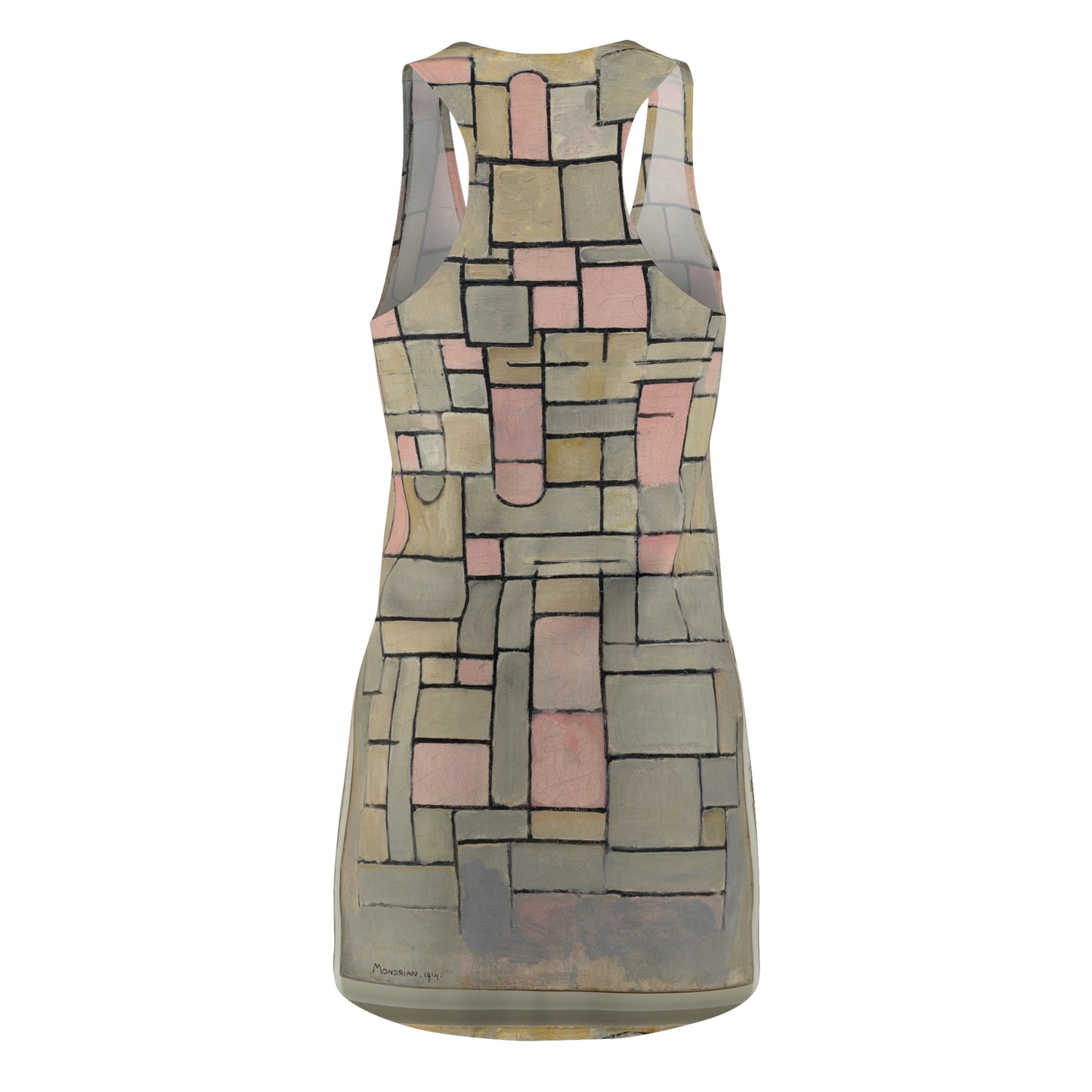 PIET MONDRIAN COMPOSITION 8 - CUT & SEW RACERBACK DRESS