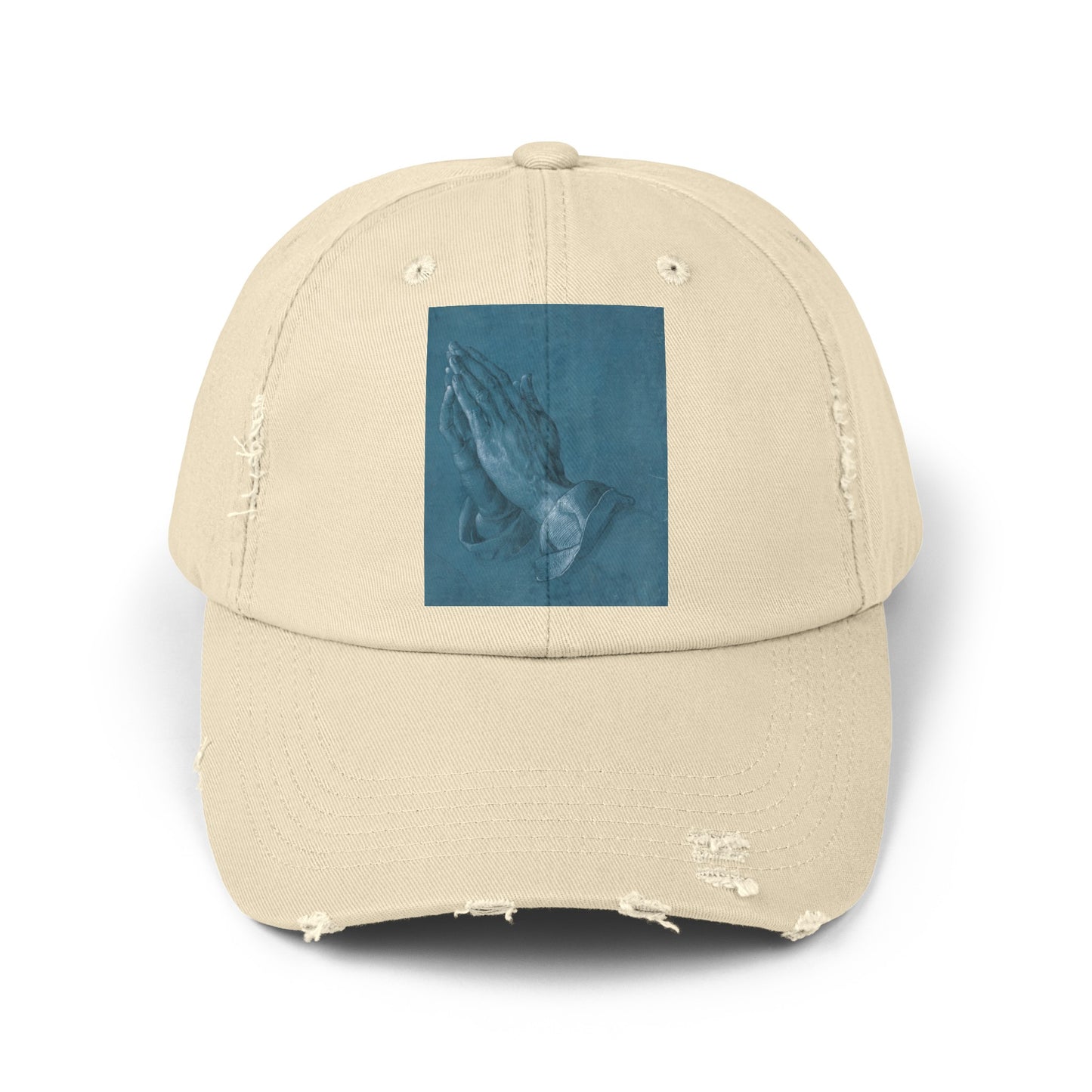 Praying Hands distressed cap