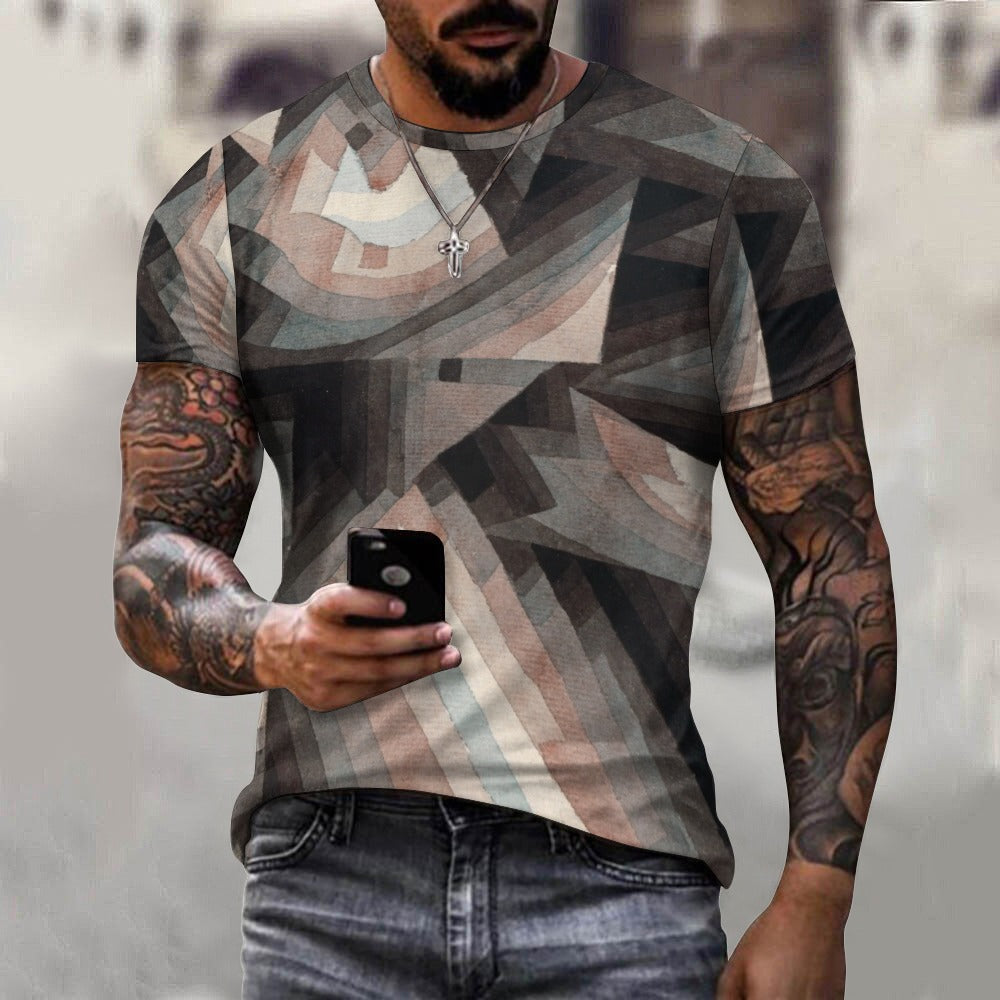 PAUL KLEE - CRYSTAL GRADATION - MEN'S PURE COTTON T-SHIRT