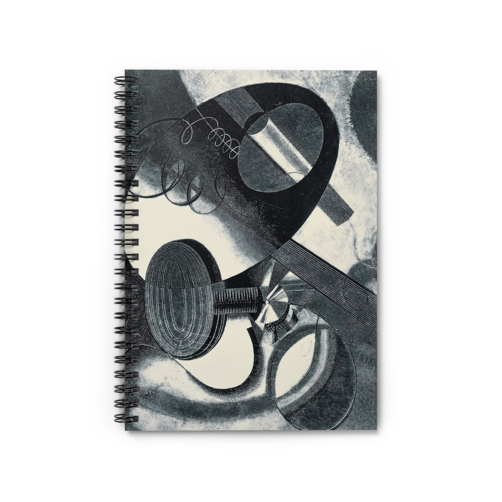 KAROL HILLER - HELIOGRAPHIC COMPOSITION (XXIX) - SPIRAL NOTEBOOK