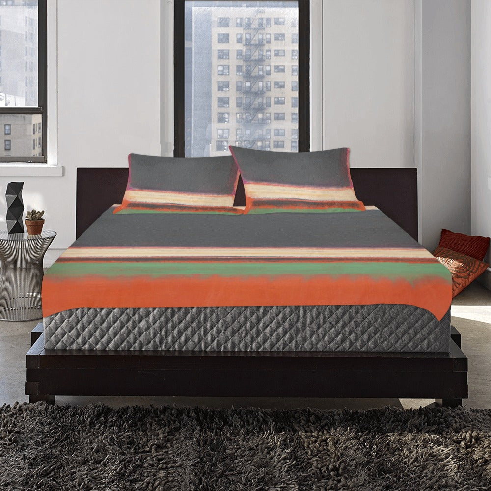 MARK ROTHKO - ABSTRACT - 3-PIECES BEDDING SET 