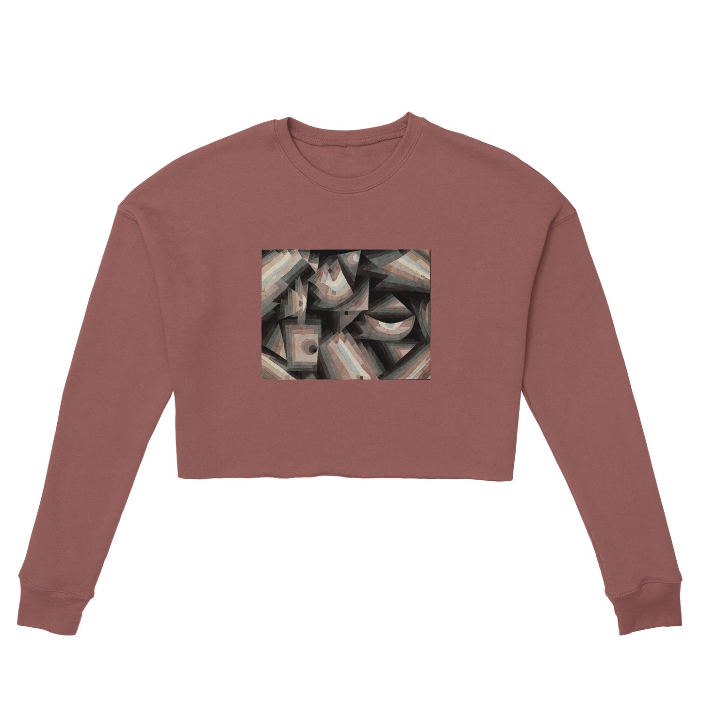 PAUL KLEE - CRYSTAL GRADATION - CROPPED SWEATSHIRT FOR HER