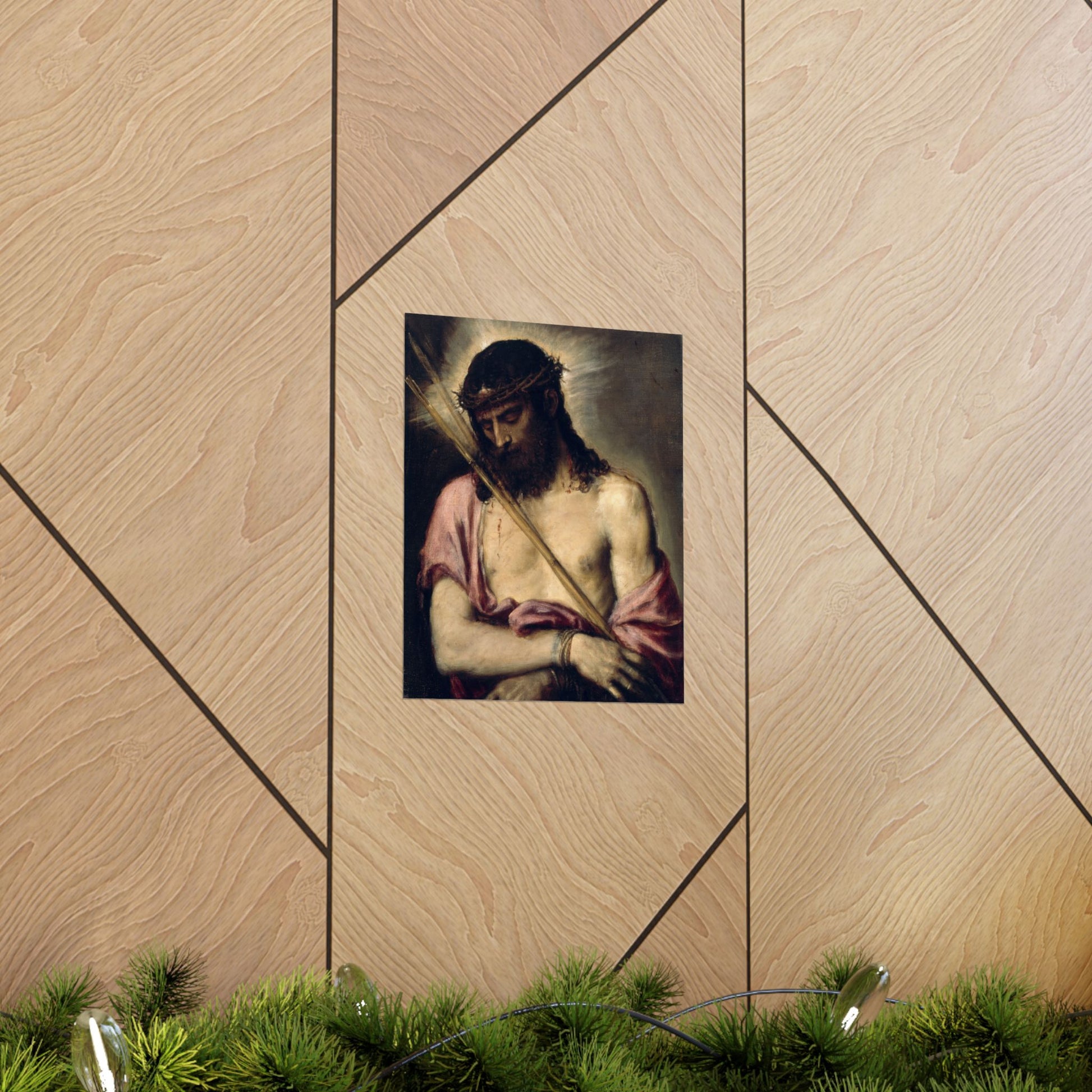 TITIAN - ECCE HOMO (1558-1560) - MATTE VERTICAL POSTER