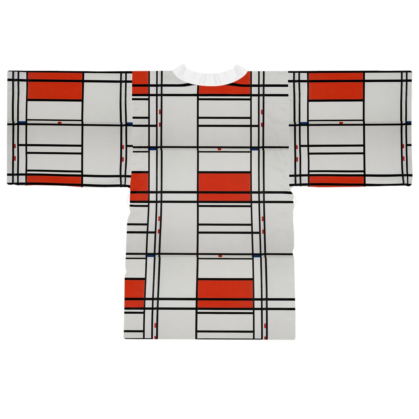 PIET MONDRIAN - COMPOSITION OF RED AND WHITE- KIMONO ROBE