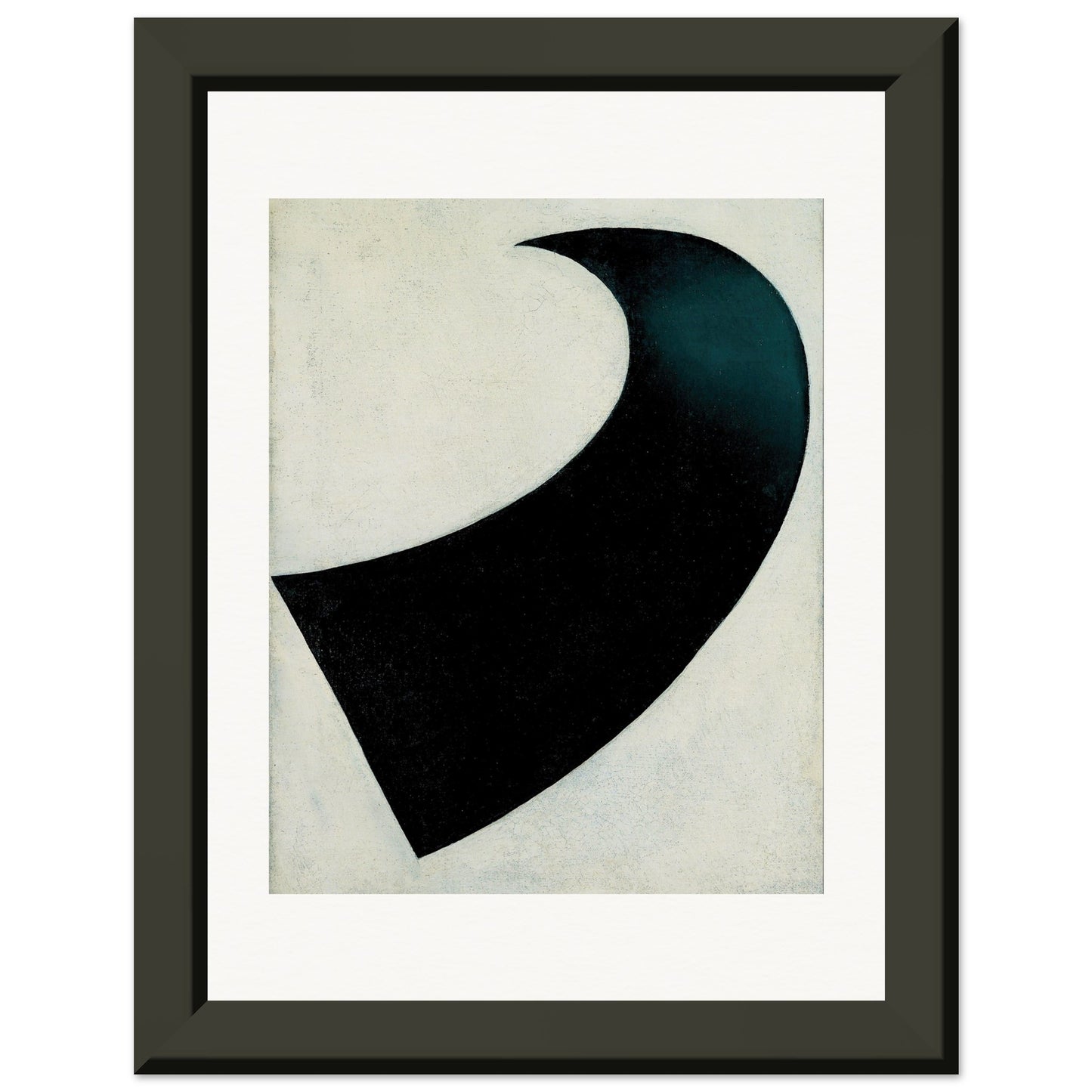 KAZIMIR MALEVICH - SUPREMATISM (1917) - MUSEUM MATTE POSTER IN METAL FRAME