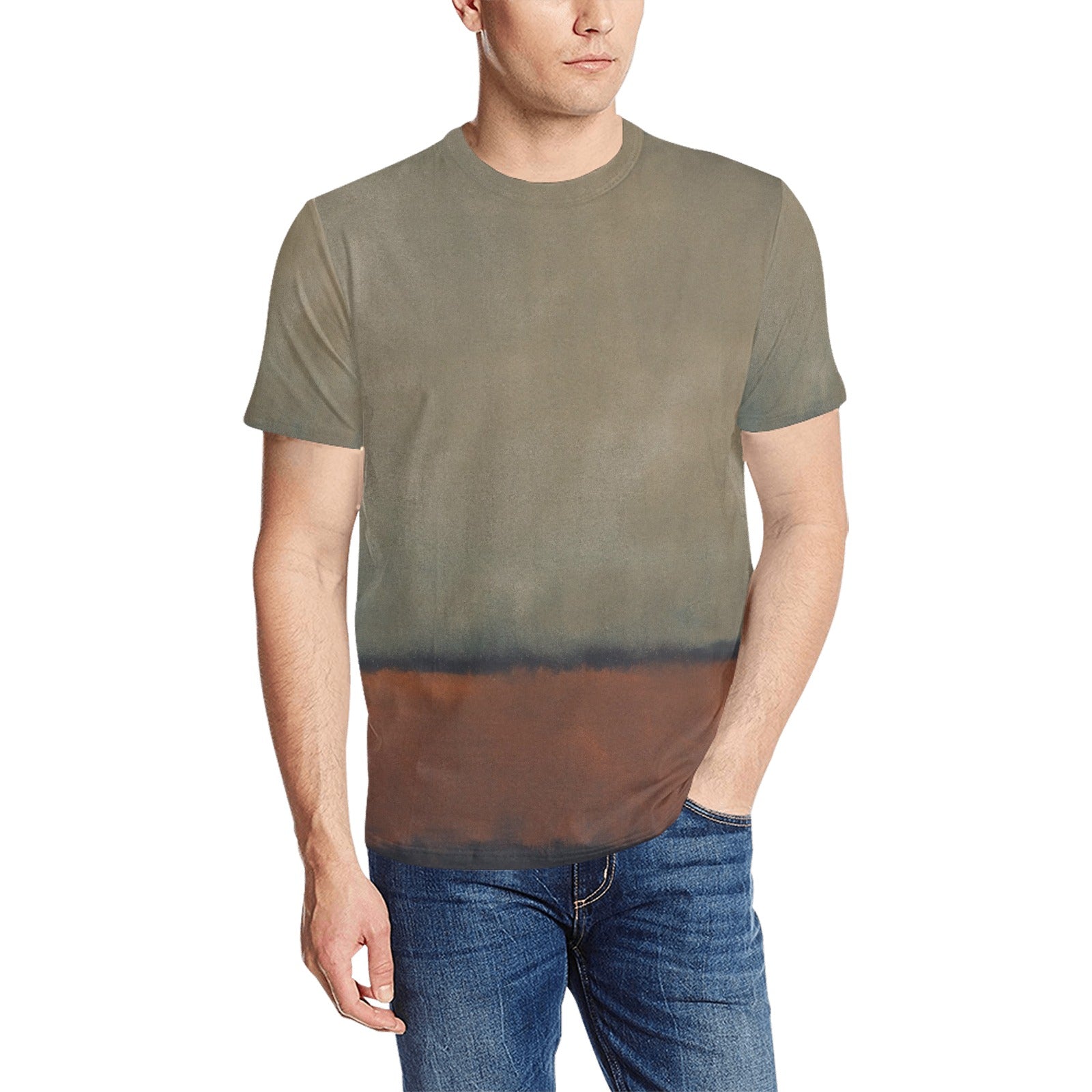 MARK ROTHKO - ABSTRACT ART - MEN'S ALL OVER PRINT T-SHIRT 