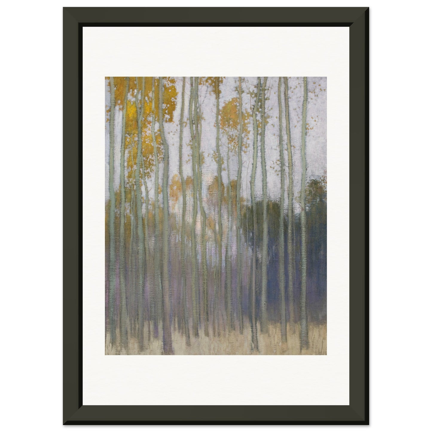 JOHANN WALTER-KURAU - FOREST (MORNING SUN) 1904 - MUSEUM MATTE POSTER IN METAL FRAME