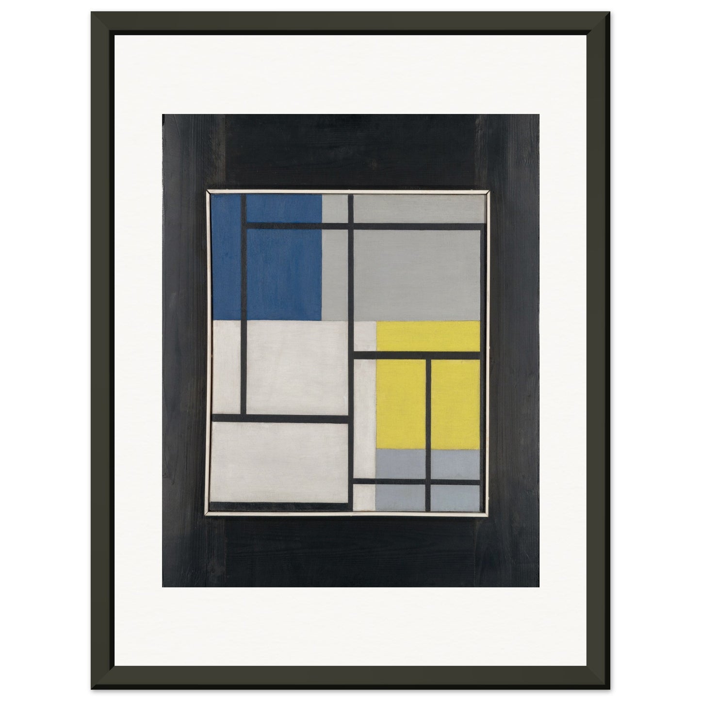 THEO VAN DOESBURG - SIMULTANEOUS COMPOSITION - MUSEUM MATTE POSTER IN METAL FRAME