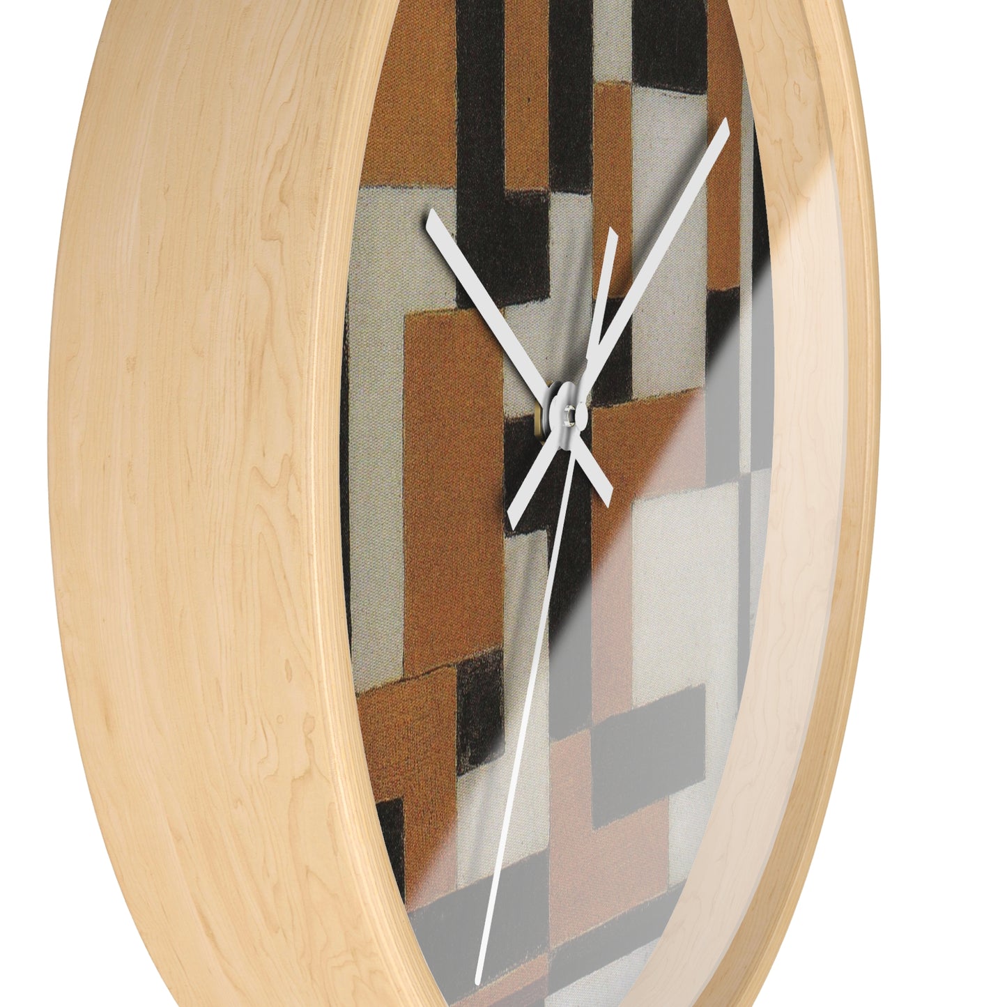 THEO VAN DOESBURG - COMPOSITION - WOODEN WALL ART CLOCK