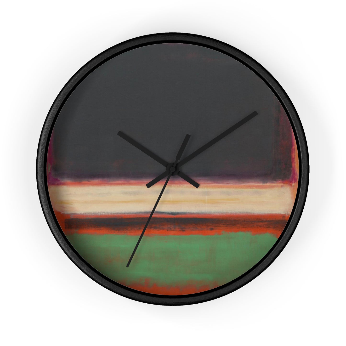 MARK ROTHKO - ABSTRACT - WOODEN WALL ART CLOCK 