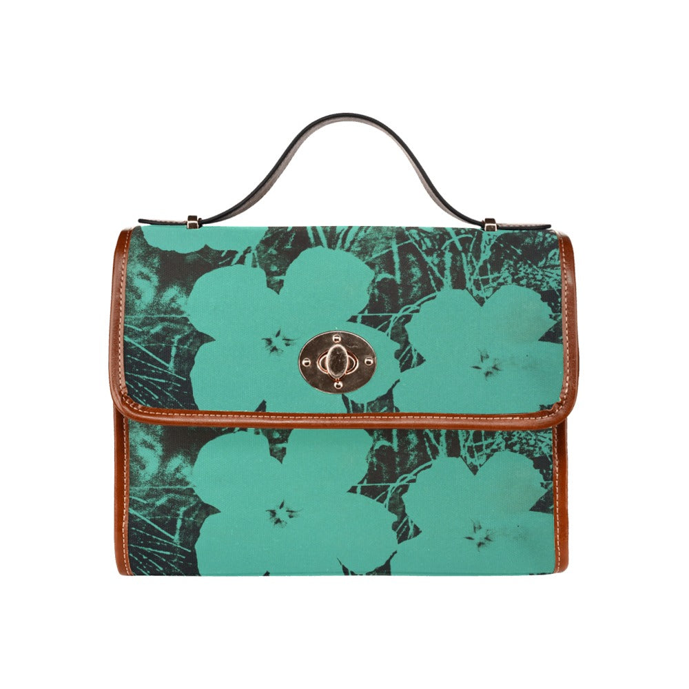 ANDY WARHOL - FLOWERS - WATERPROOF CANVAS BAG FOR HER