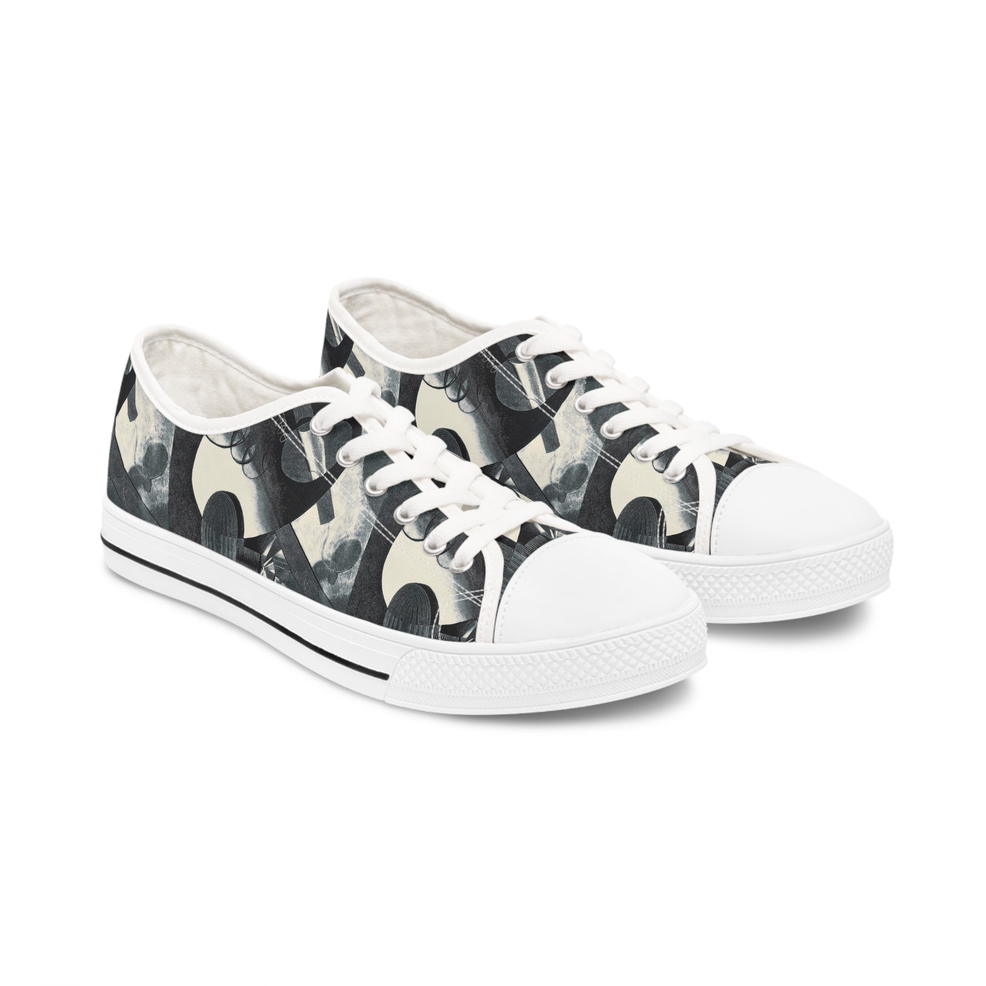 KAROL HILLER - HELIOGRAPHIC COMPOSITION (XXIX) - LOW TOP ART SNEAKERS FOR HER