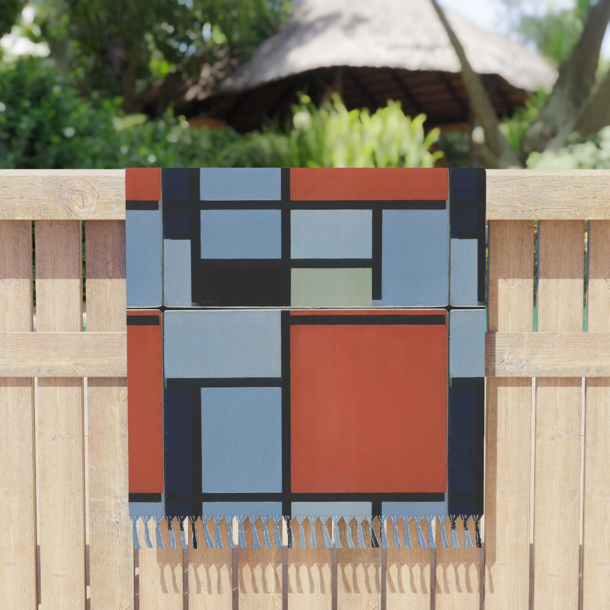 PIET MONDRIAN - COMPOSITION - BOHO BEACH TOWEL