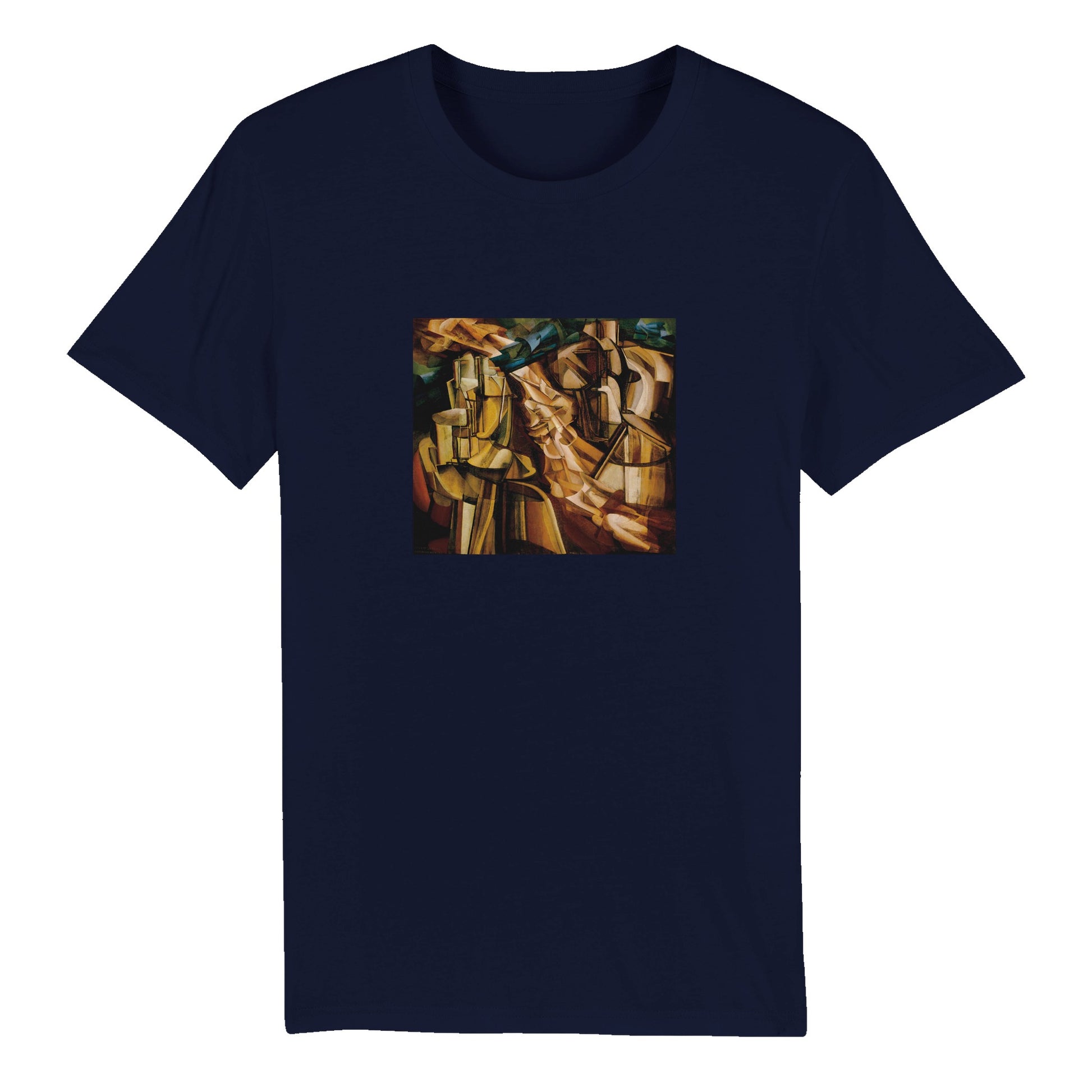  MARCEL DUCHAMP - THE KING AND QUEEN SURROUNDED BY SWIFT NUDES - ORGANIC UNISEX T-SHIRT