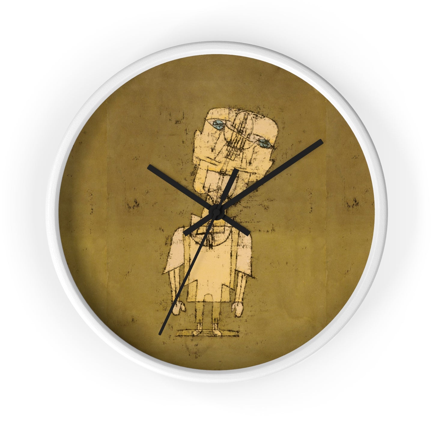 PAUL KLEE - GHOST OF A GENIUS - WOODEN WALL ART CLOCK