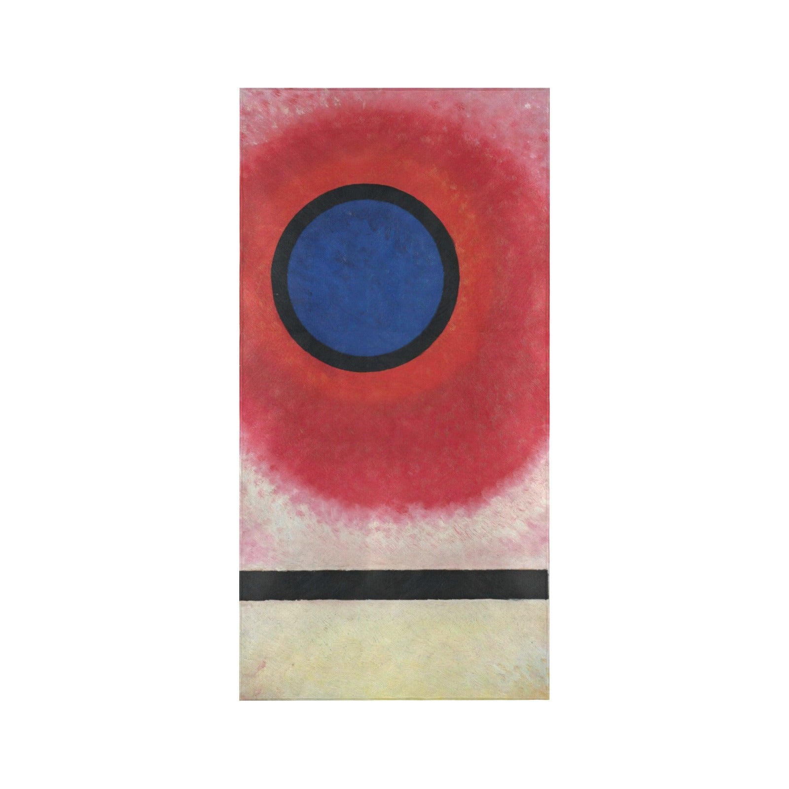 WASSILY KANDINSKY - BLAUER KREIS No. 2 No. 2 (CERCLE BLEU LI) (1925) - BEACH TOWEL