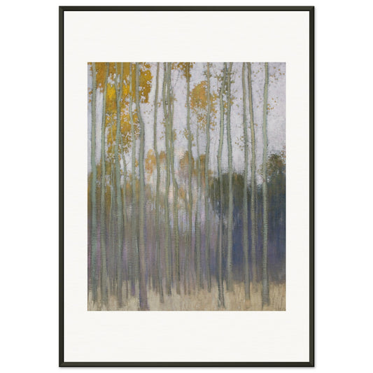 JOHANN WALTER-KURAU - FOREST (MORNING SUN) 1904 - MUSEUM MATTE POSTER IN METAL FRAME