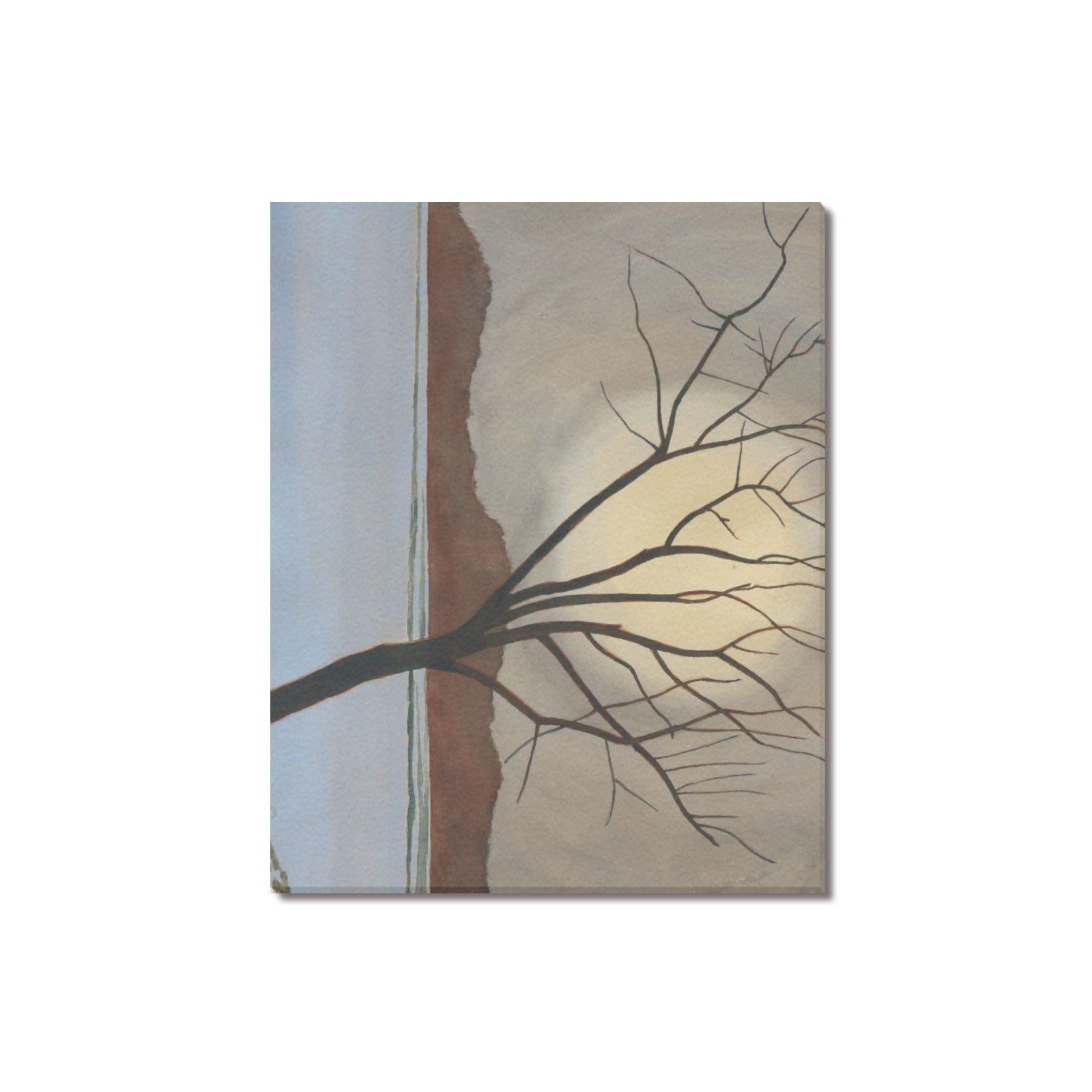 LEON SPILLIAERT - LANDSCHAP MET BOOM OP HET VOORPLAN (1929-30) - CANVAS PRINT 20" x 16"