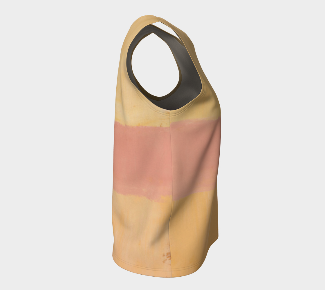 a yellow and pink bag with a black handle