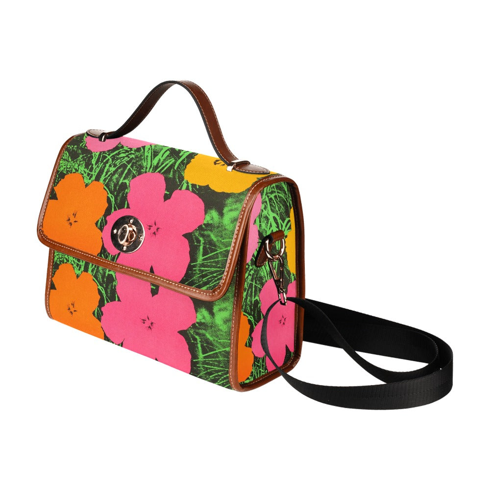 
ANDY WARHOL - FLOWERS - WATERPROOF CANVAS BAG FOR HER
