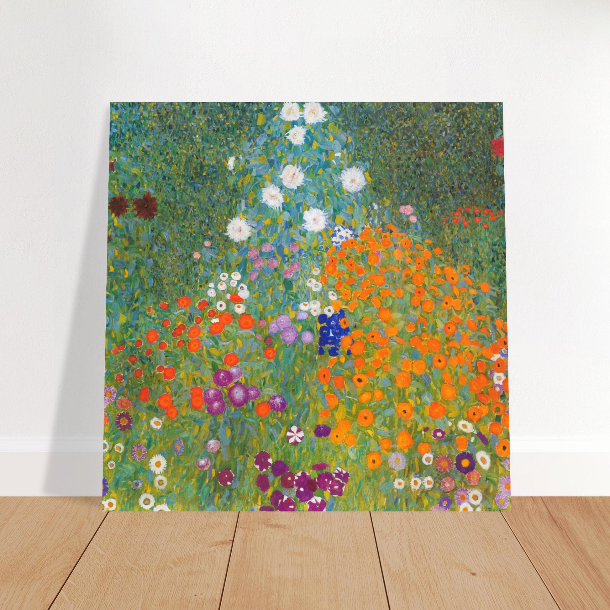 GUSTAV KLIMT - COTTAGE GARDEN (1905-1907) - POSTER 12'' x 12''