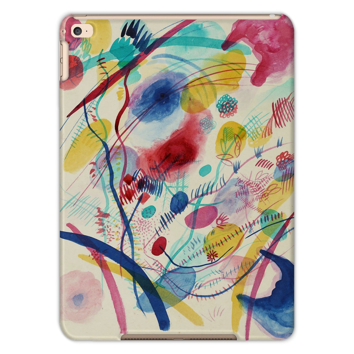 WASSILY KANDINSKY- COMPOSITION IN RED, BLUE, GREEN AND YELLOW - TABLET CASE