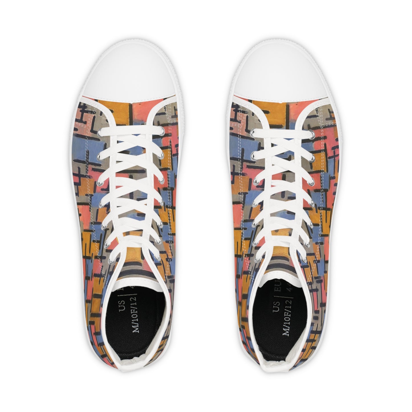 PIET MONDRIAN - COMPOSIZIONE - HIGH TOP SNEAKERS FOR HIM 