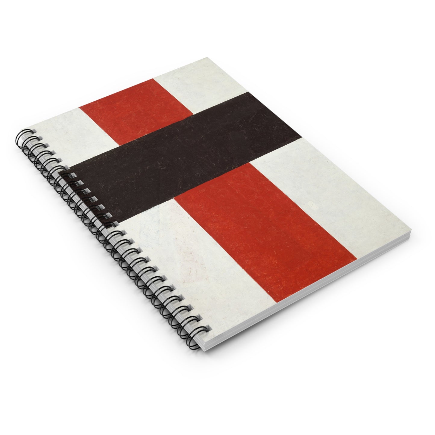 KAZIMIR MALEVICH - LARGE CROSSIN BLACK OVER RED ON WHITE